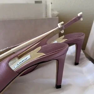 SALE!!Jimmy Choo★CHERI JIMMY CHOO Cheri Crossbody /OSGL/ 230 mauve / Crystal Buckle